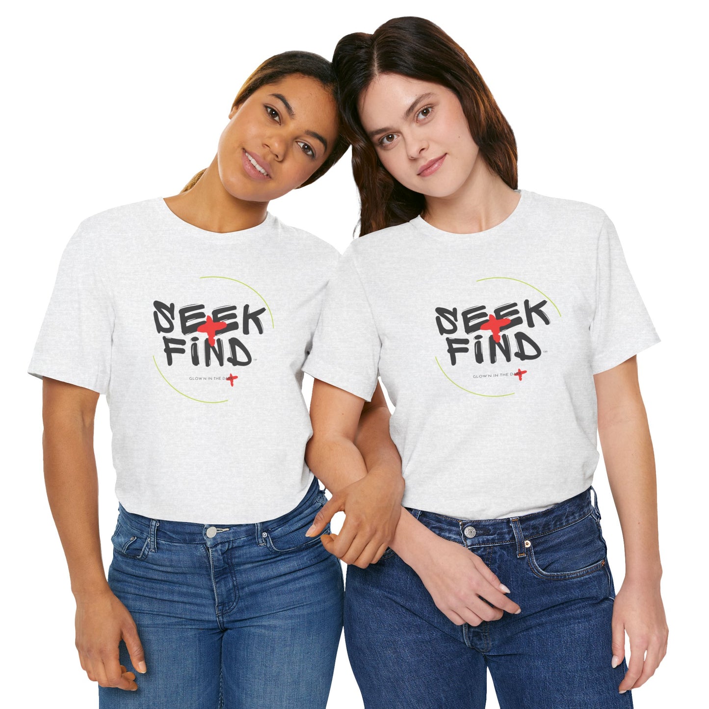 Seek + Find Short Sleeve Jersey Tee Dark Logo