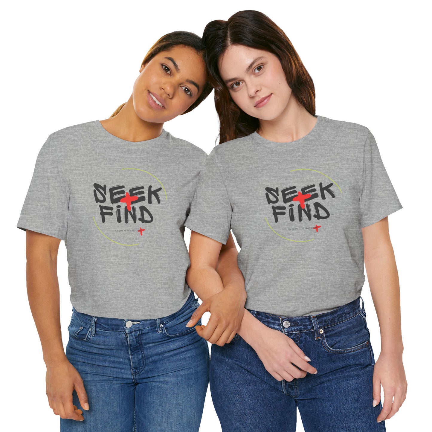 Seek + Find Short Sleeve Jersey Tee Dark Logo