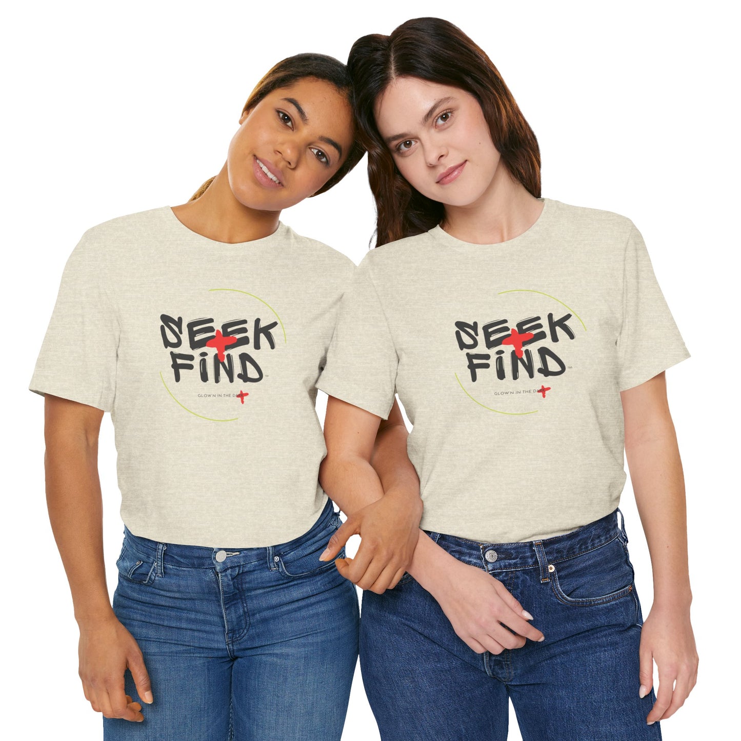 Seek + Find Short Sleeve Jersey Tee Dark Logo