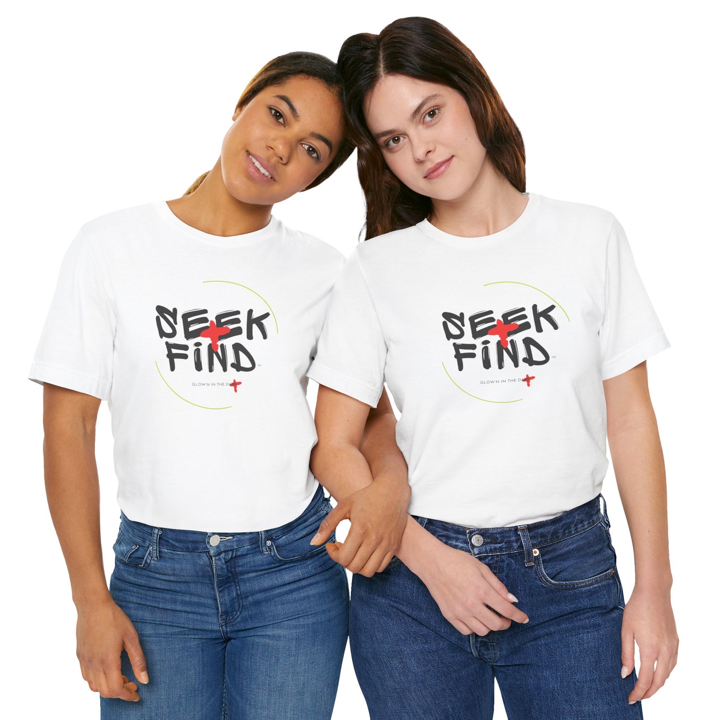 Seek + Find Short Sleeve Jersey Tee Dark Logo