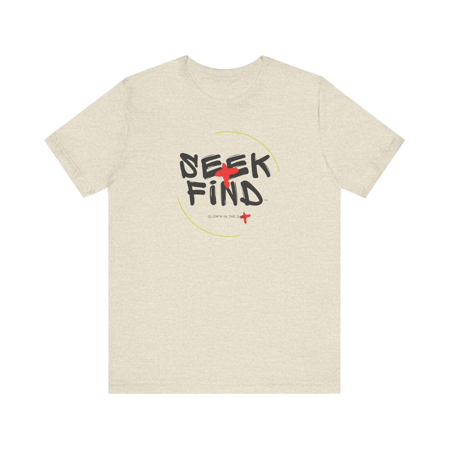 Seek + Find Short Sleeve Jersey Tee Dark Logo
