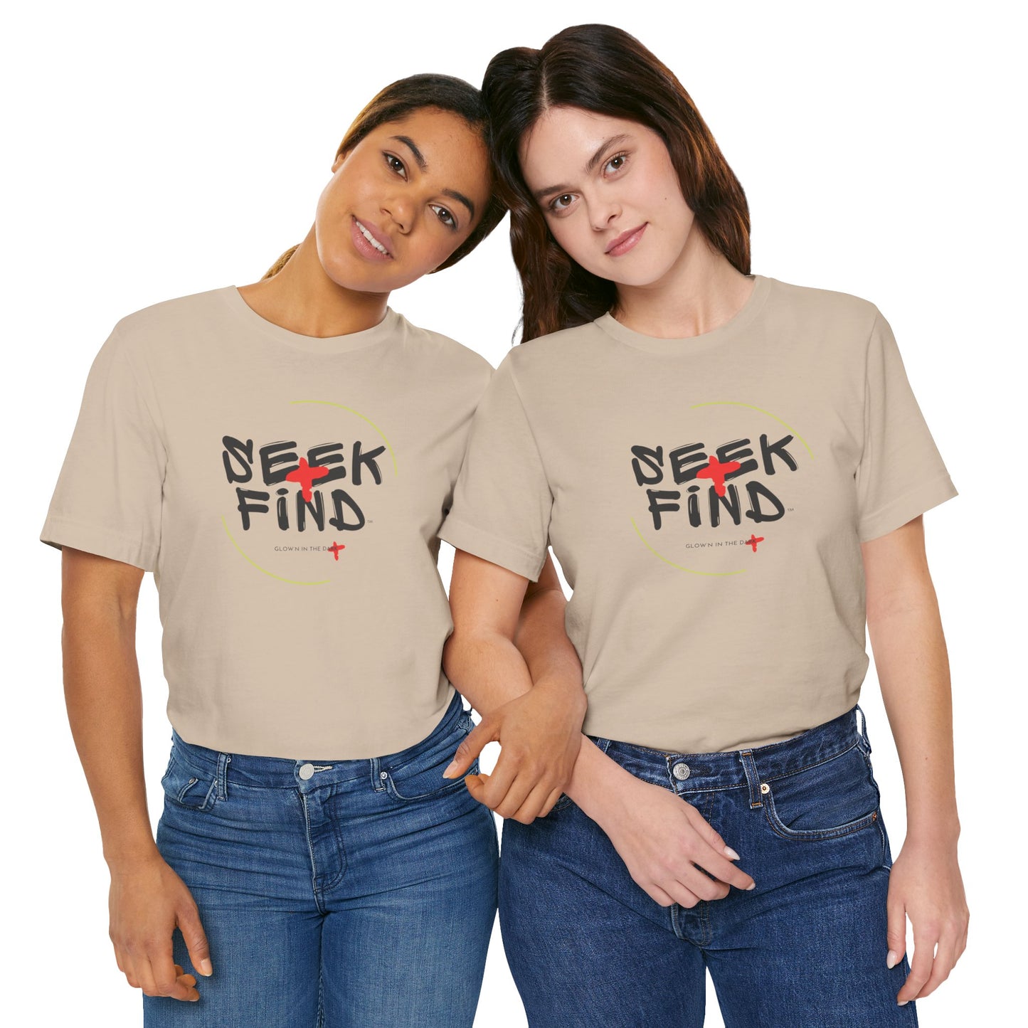 Seek + Find Short Sleeve Jersey Tee Dark Logo