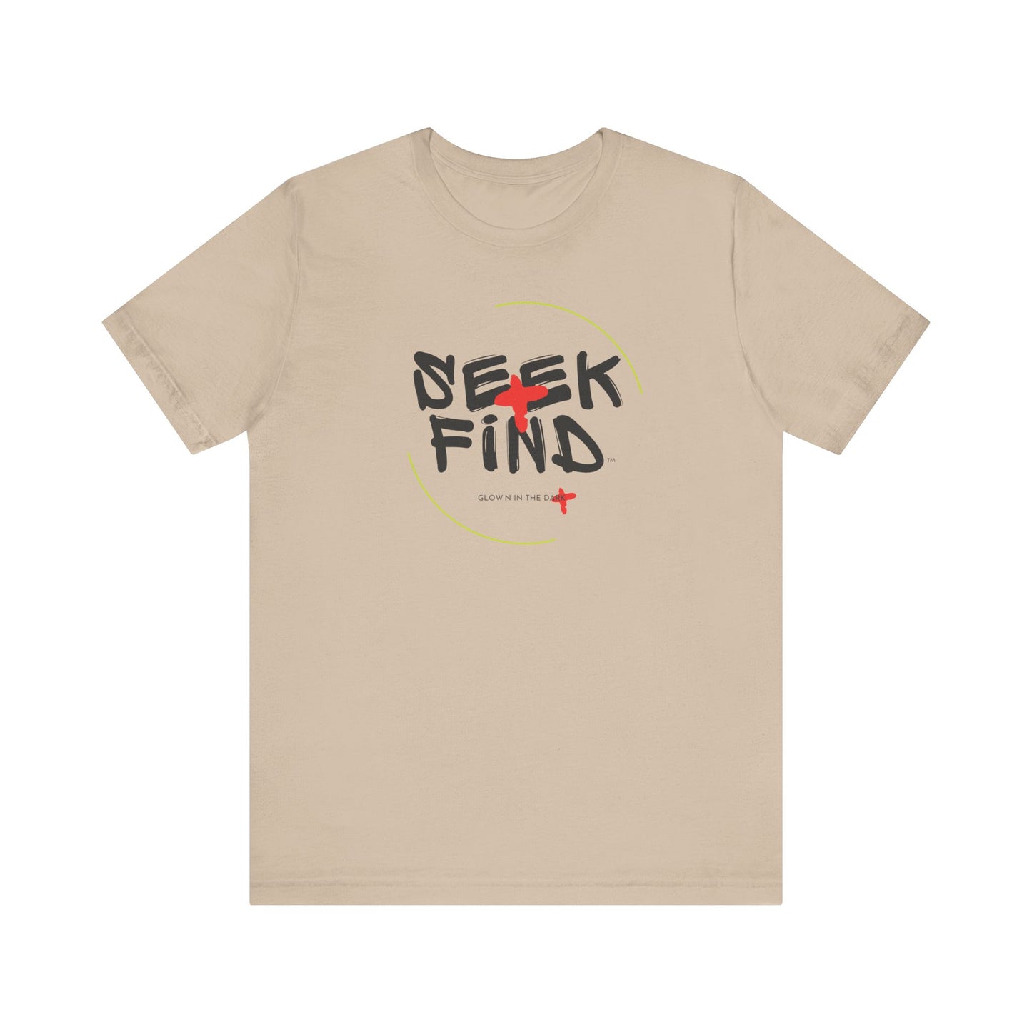 Seek + Find Short Sleeve Jersey Tee Dark Logo