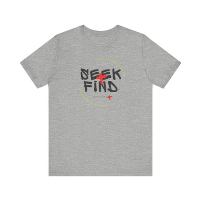 Seek + Find Short Sleeve Jersey Tee Dark Logo