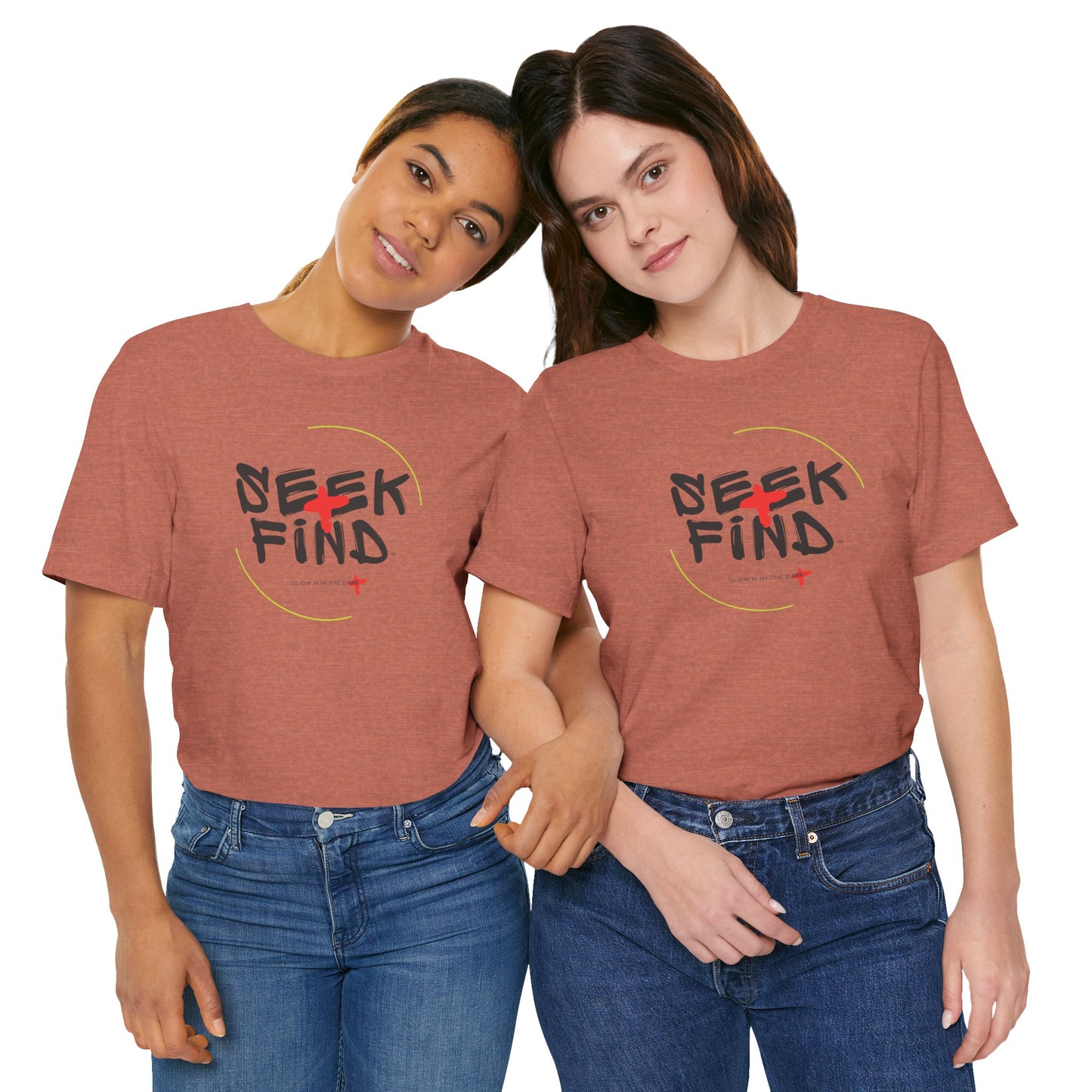 Seek + Find Short Sleeve Jersey Tee Dark Logo