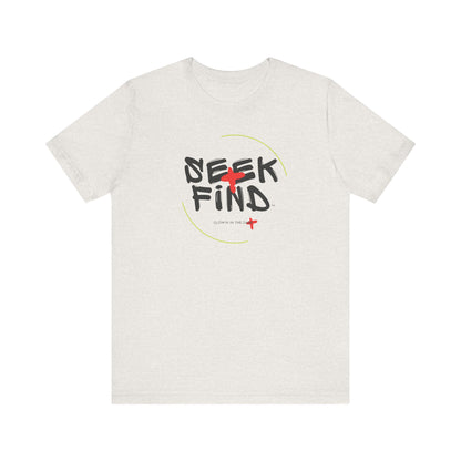 Seek + Find Short Sleeve Jersey Tee Dark Logo