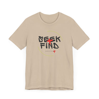 Seek + Find Short Sleeve Jersey Tee Dark Logo