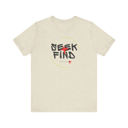 Seek + Find Short Sleeve Jersey Tee Dark Logo