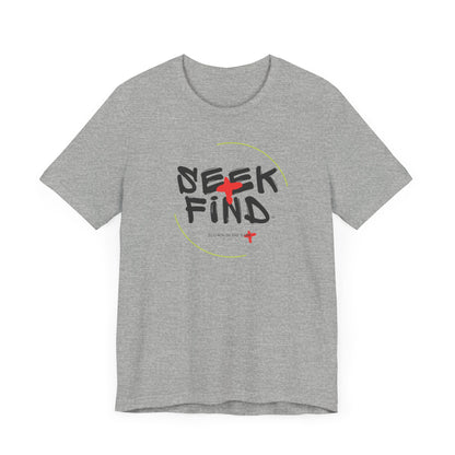 Seek + Find Short Sleeve Jersey Tee Dark Logo