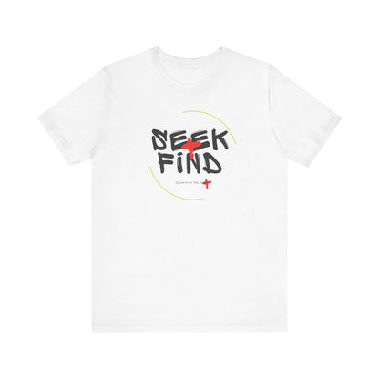Seek + Find Short Sleeve Jersey Tee Dark Logo