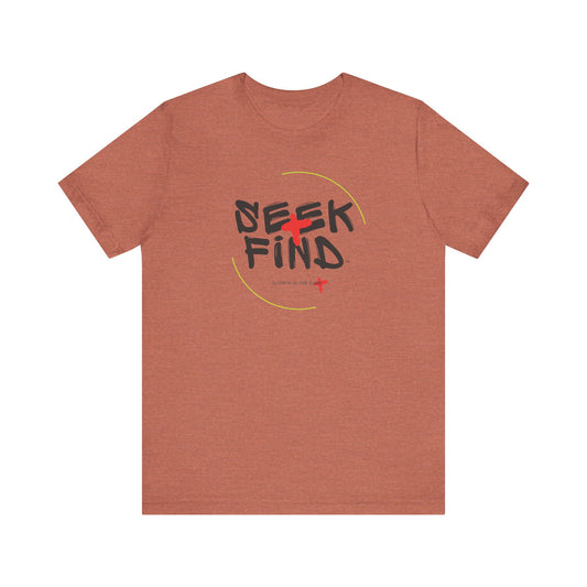Seek + Find Short Sleeve Jersey Tee Dark Logo