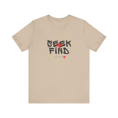 Seek + Find Short Sleeve Jersey Tee Dark Logo