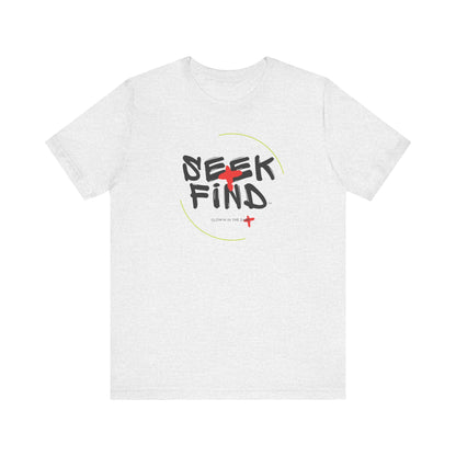 Seek + Find Short Sleeve Jersey Tee Dark Logo